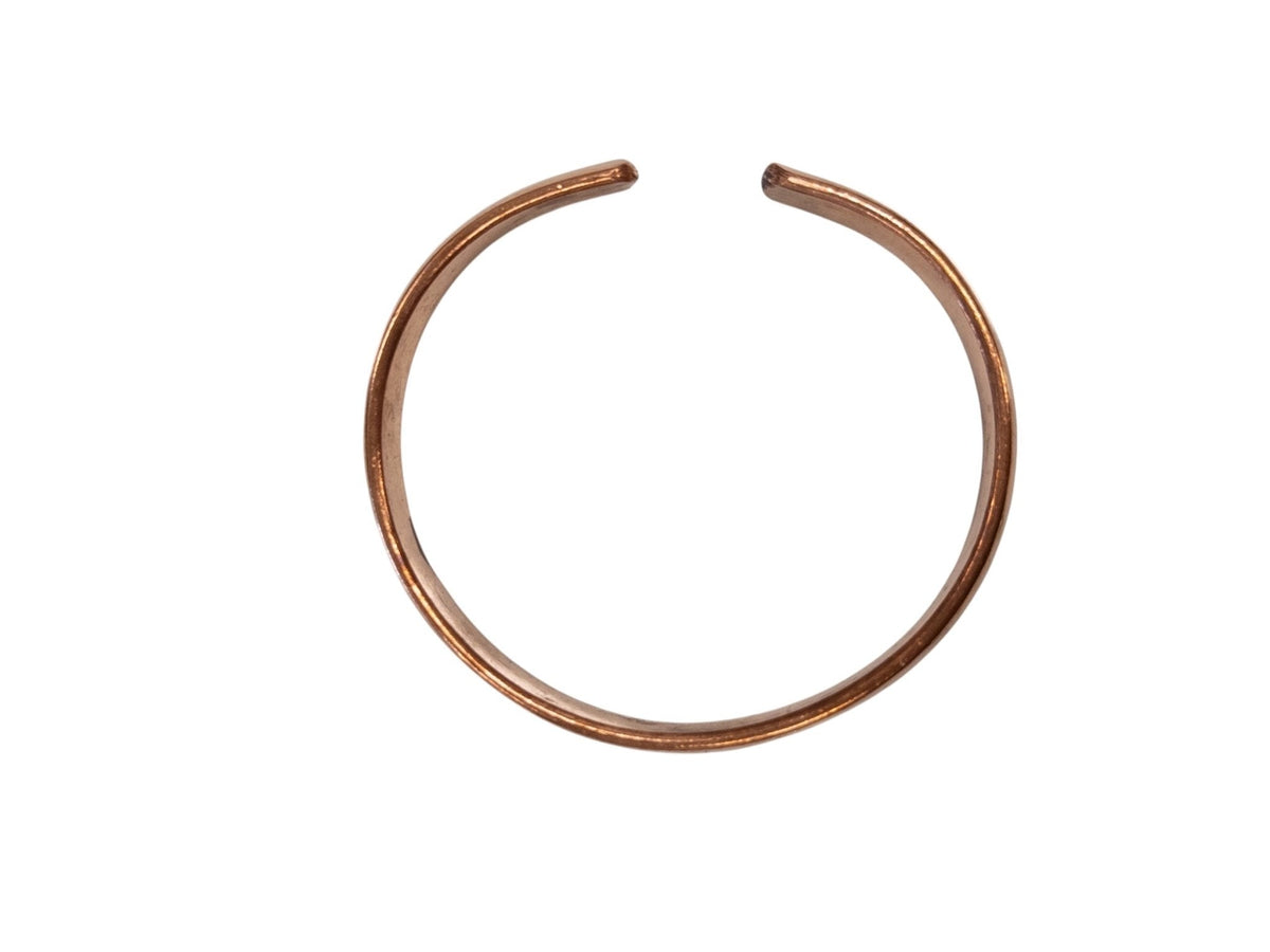 Copper plain bracelet (standard), detail of metalwork — Eternal Spirit