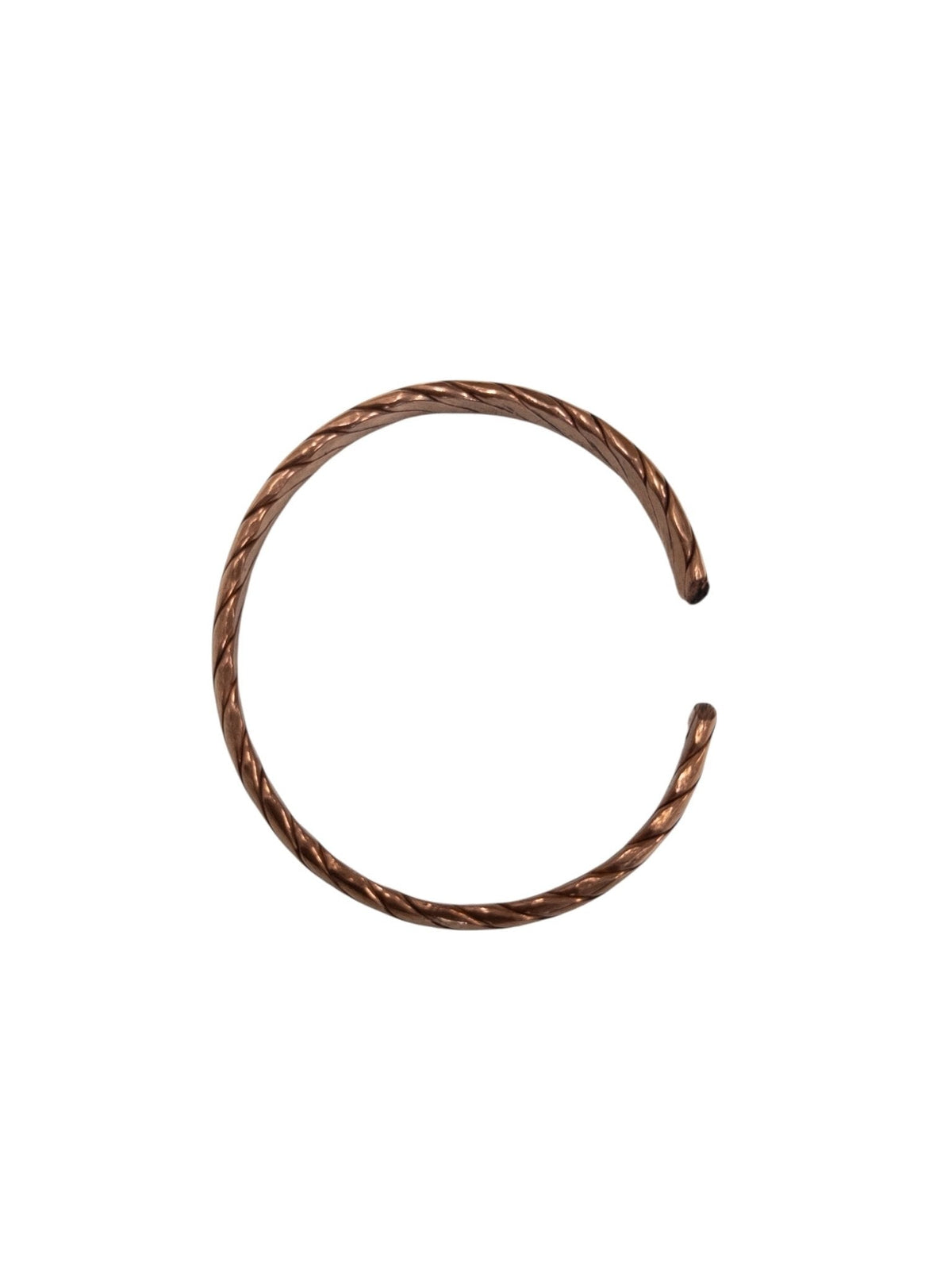 Copper twisted bracelet (standard), detail of metalwork — Eternal Spirit