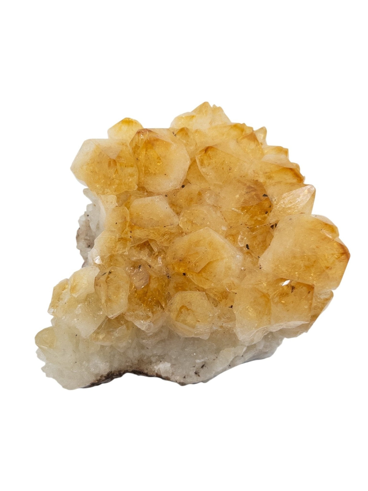 warm golden Citrine cluster #3650, showcasing natural beauty — Eternal Spirit