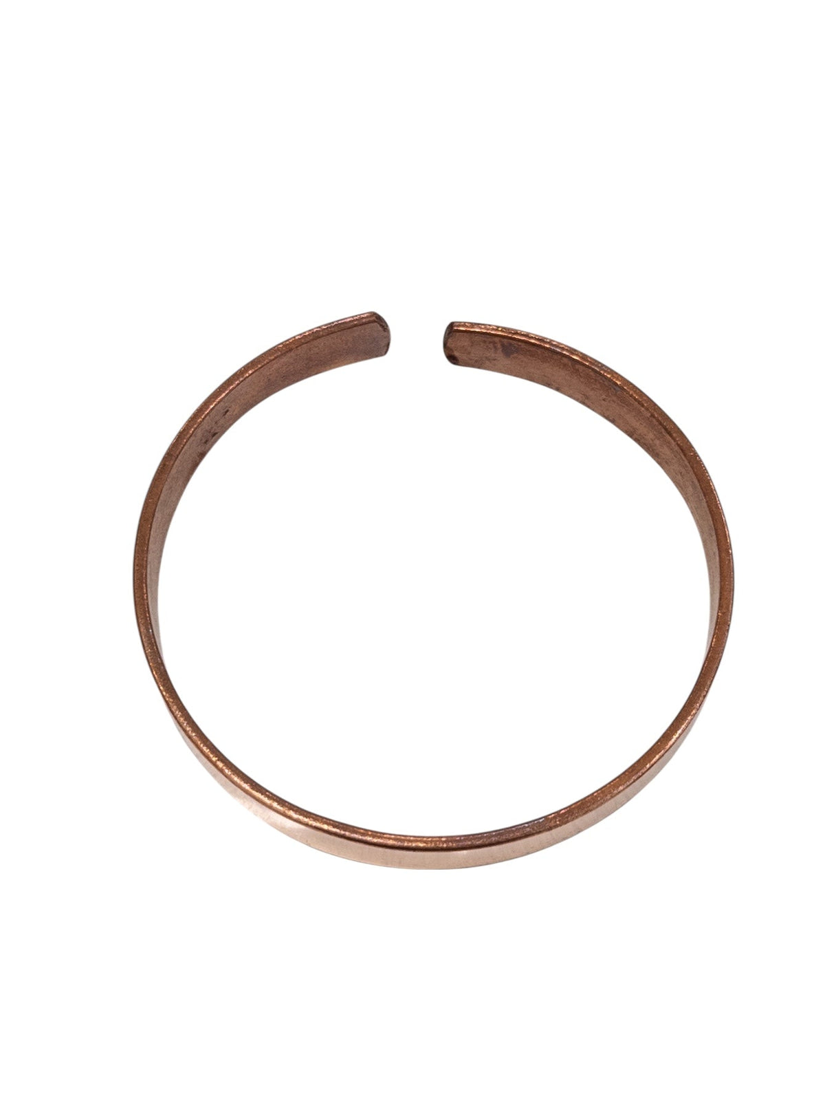 Copper plain bracelet (large), detail of metalwork — Eternal Spirit