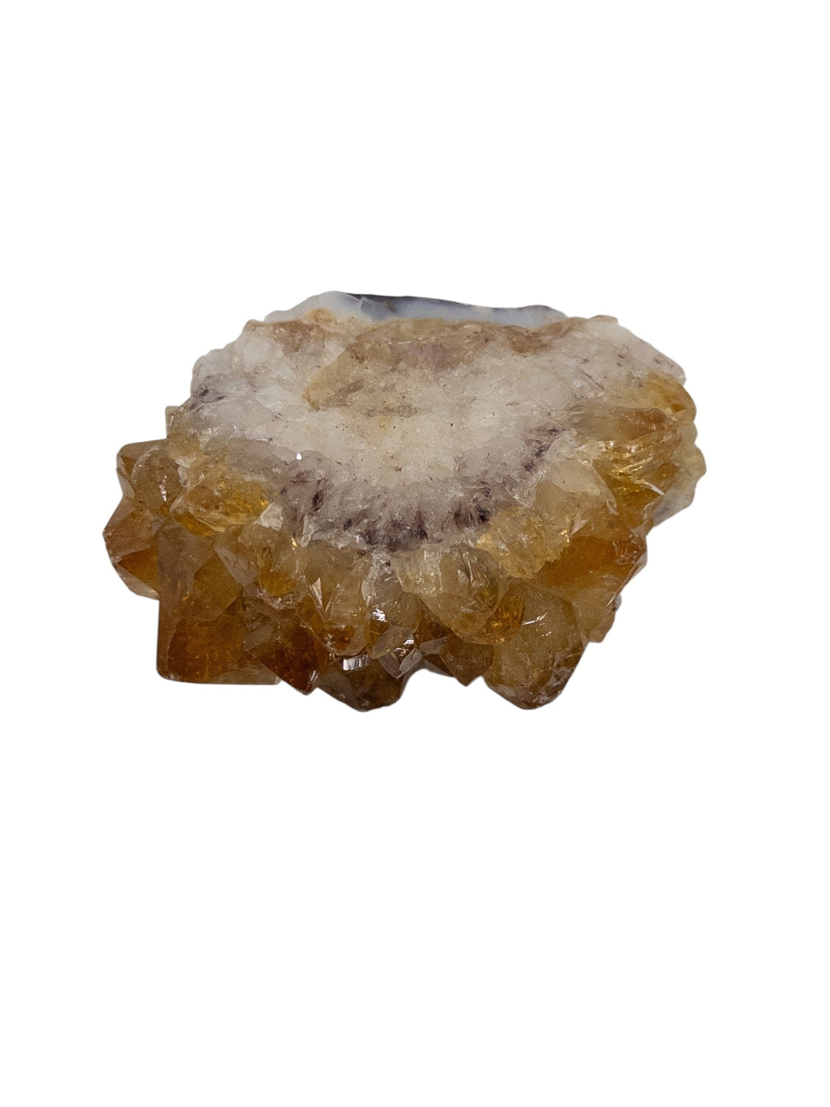 warm golden Citrine cluster #3652, showing depth and lustre — Eternal Spirit