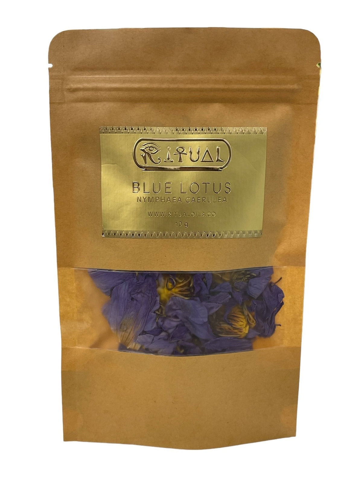 Blue Lotus Flowers, front label — Eternal Spirit