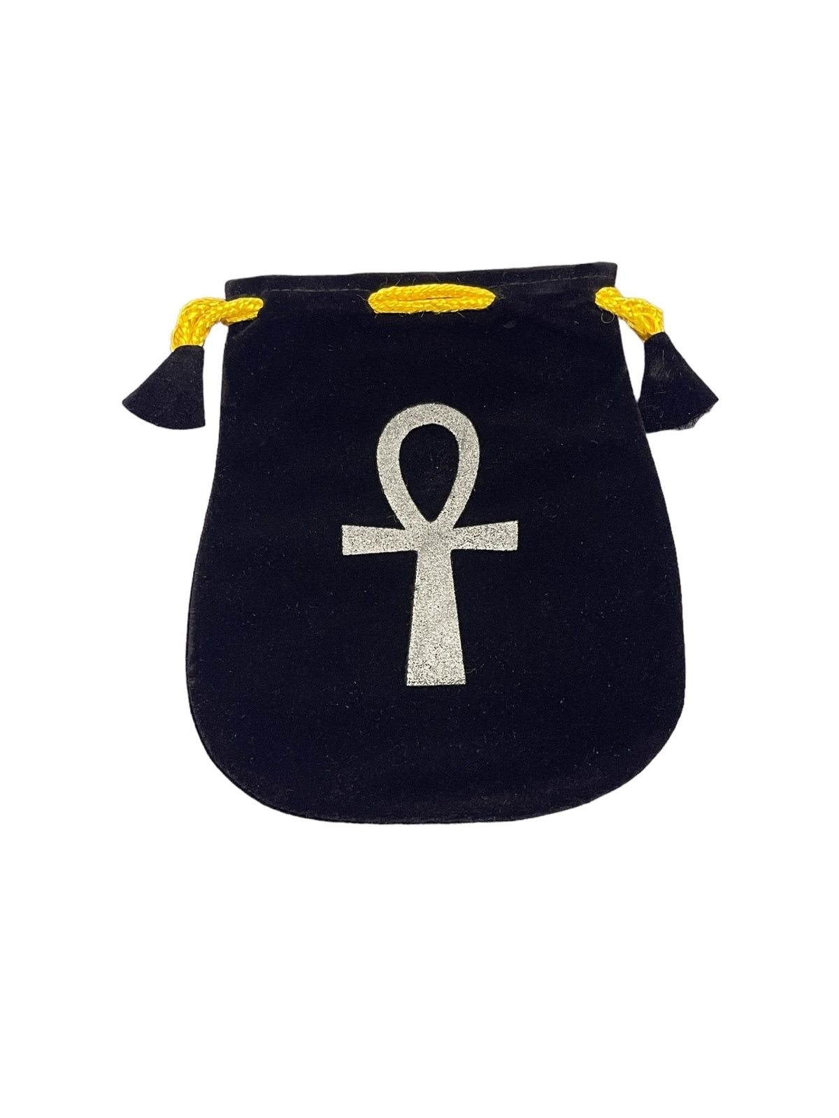 Ankh Velvet Pouch crystal pouch for sacred keeping — Eternal Spirit
