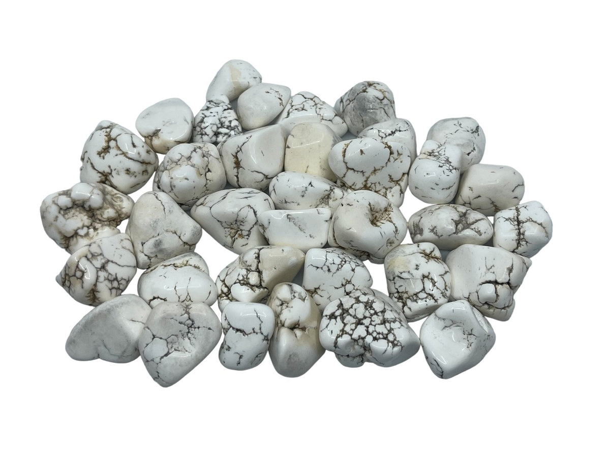 collection of polished Magnesite tumble stones — Eternal Spirit
