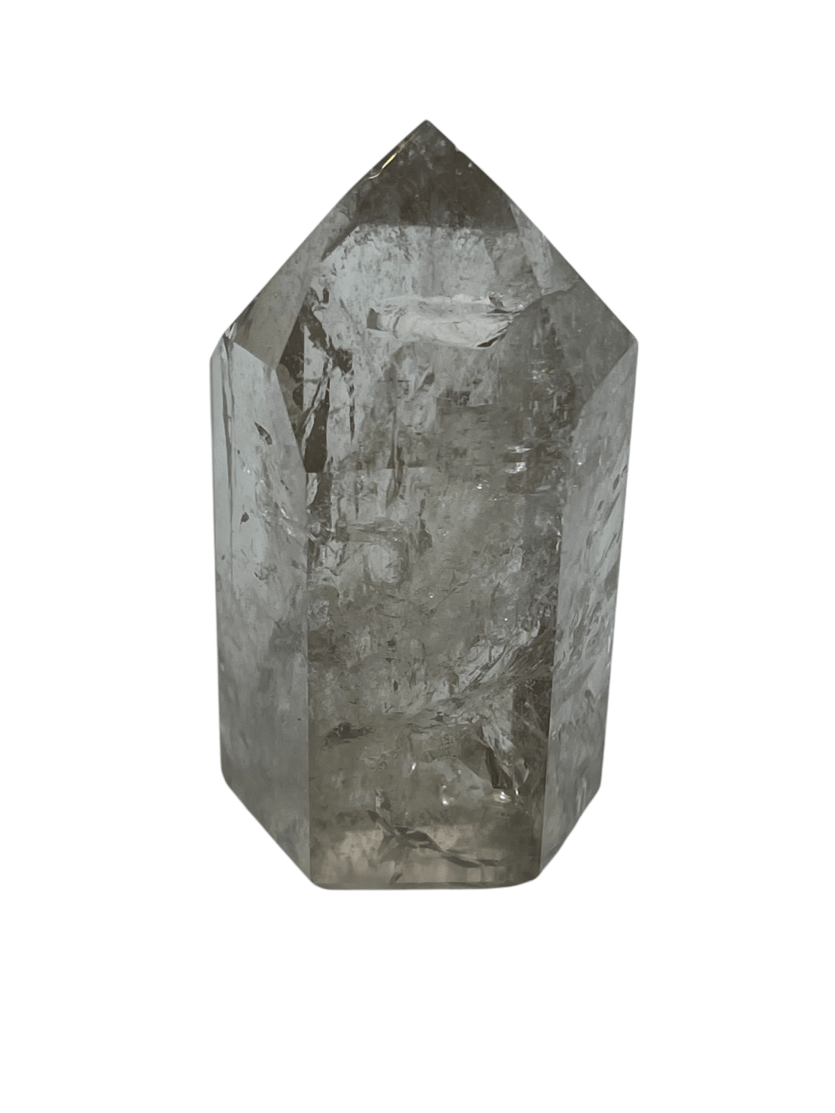 dusky Smokey Quartz generator channelling w/rainbows #3496, showcasing natural beauty — Eternal Spirit