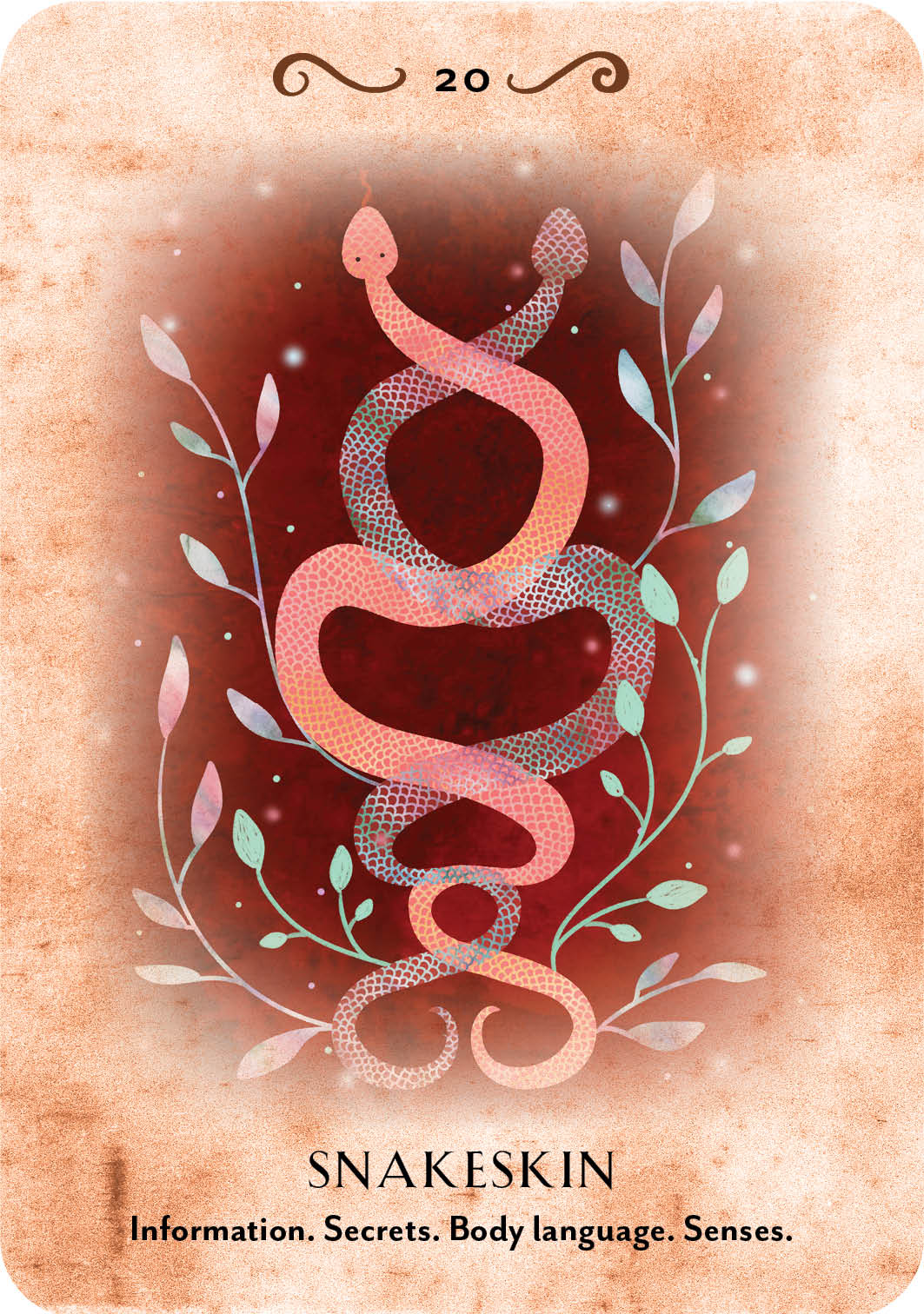 Pure Magic Oracle card showing the deck's detailed artistic vision — Eternal Spirit