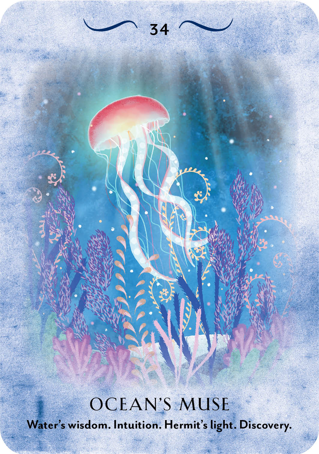 Pure Magic Oracle card exploring the deck's contemplative imagery — Eternal Spirit