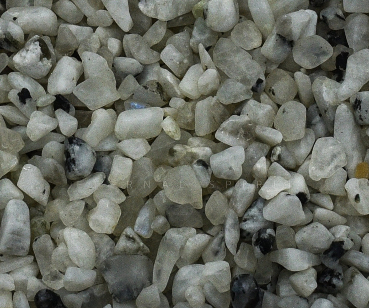 shimmering Rainbow Moonstone chips for grids, crafts and sacred work — Eternal Spirit