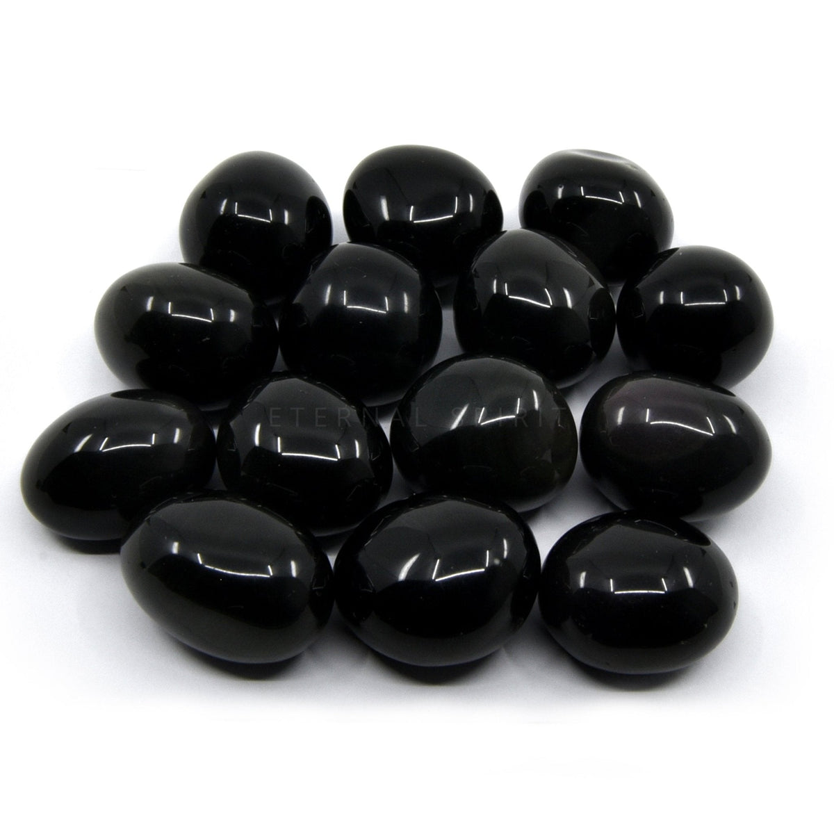 collection of polished Obsidian (Rainbow) tumble stones — Eternal Spirit