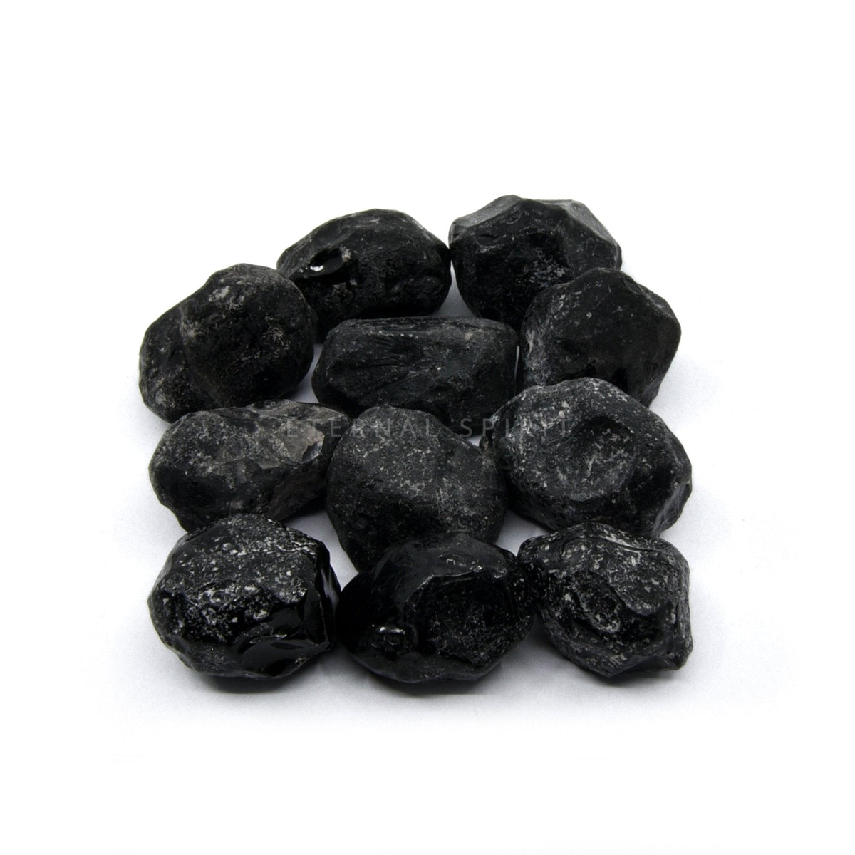 smooth dark Apache Tears natural formation, showcasing natural beauty — Eternal Spirit