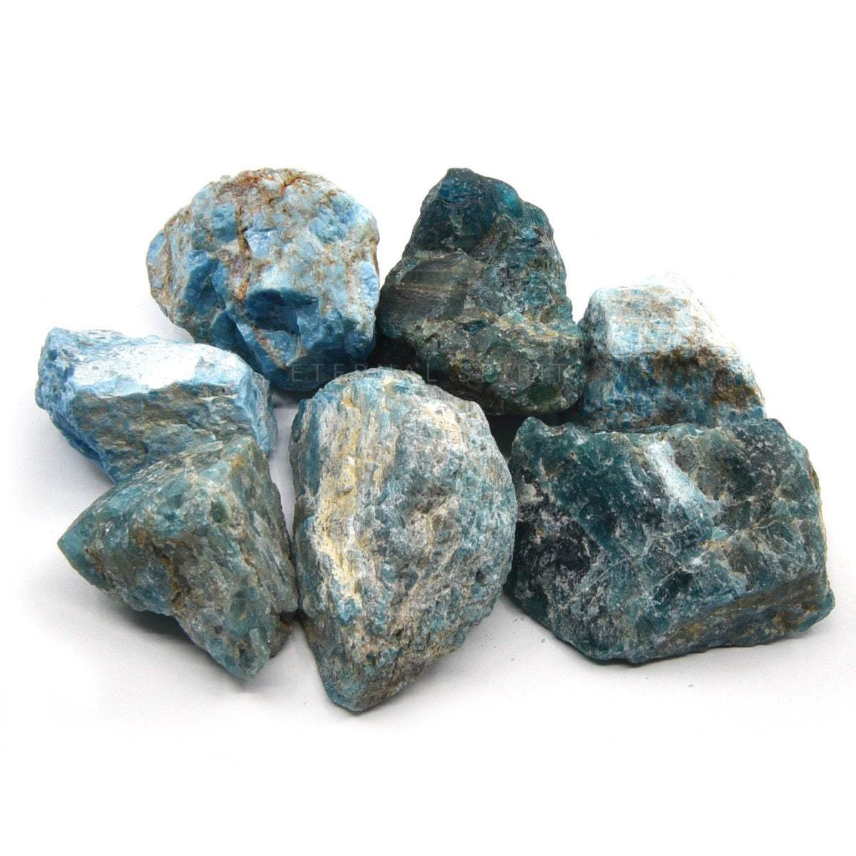 vivid blue Apatite natural chunk, $03.00 selection — Eternal Spirit