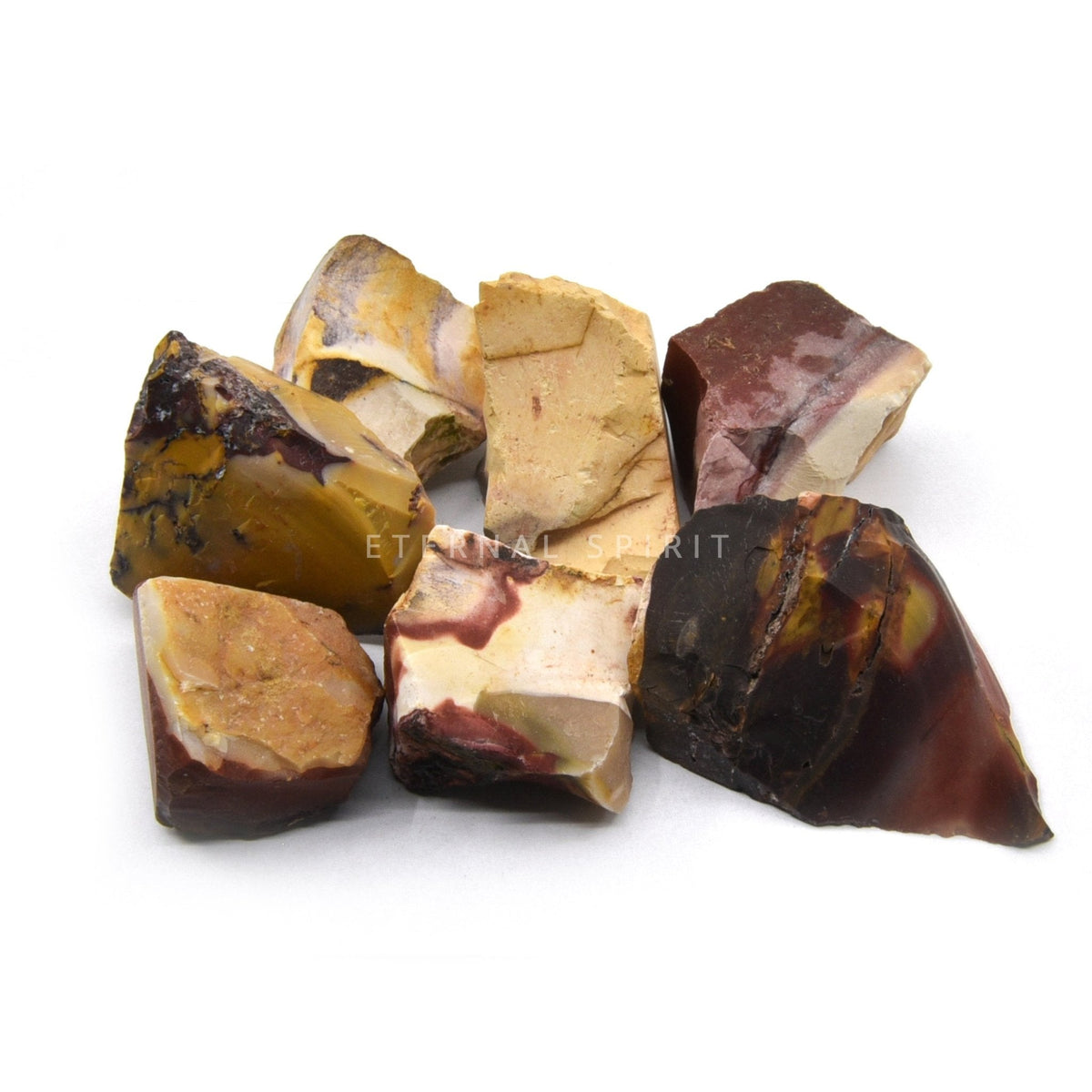 warm earthy Mookaite natural chunk, $03.50 selection — Eternal Spirit