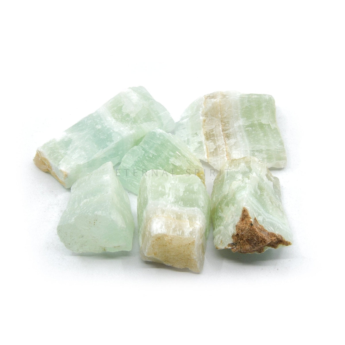 pistachio-green Calcite natural chunk, $03.00 selection — Eternal Spirit