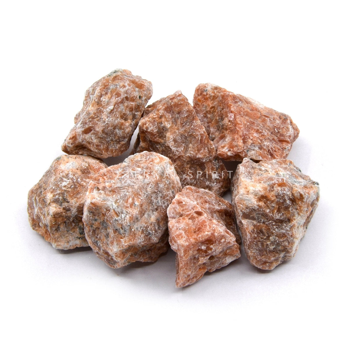 warm glowing Sunstone natural chunk, $02.00 selection — Eternal Spirit