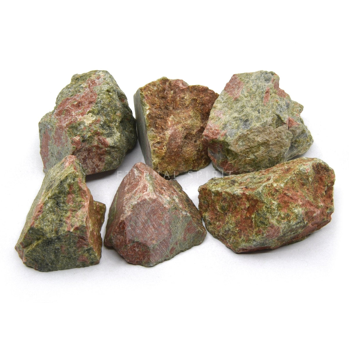 mossy green Unakite natural chunk, $2.00 selection — Eternal Spirit