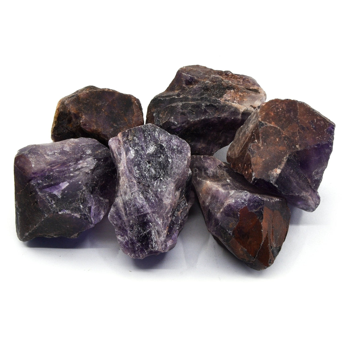 radiant Red Aura Amethyst natural chunk, $4.00 selection — Eternal Spirit
