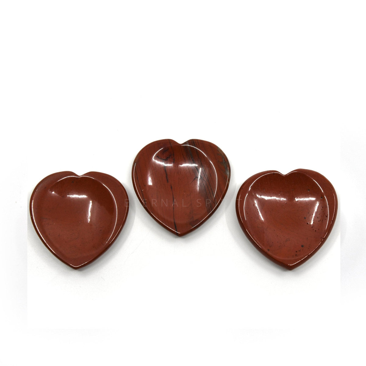 crystalline Clear Quartz heart-shaped worry stone — Eternal Spirit