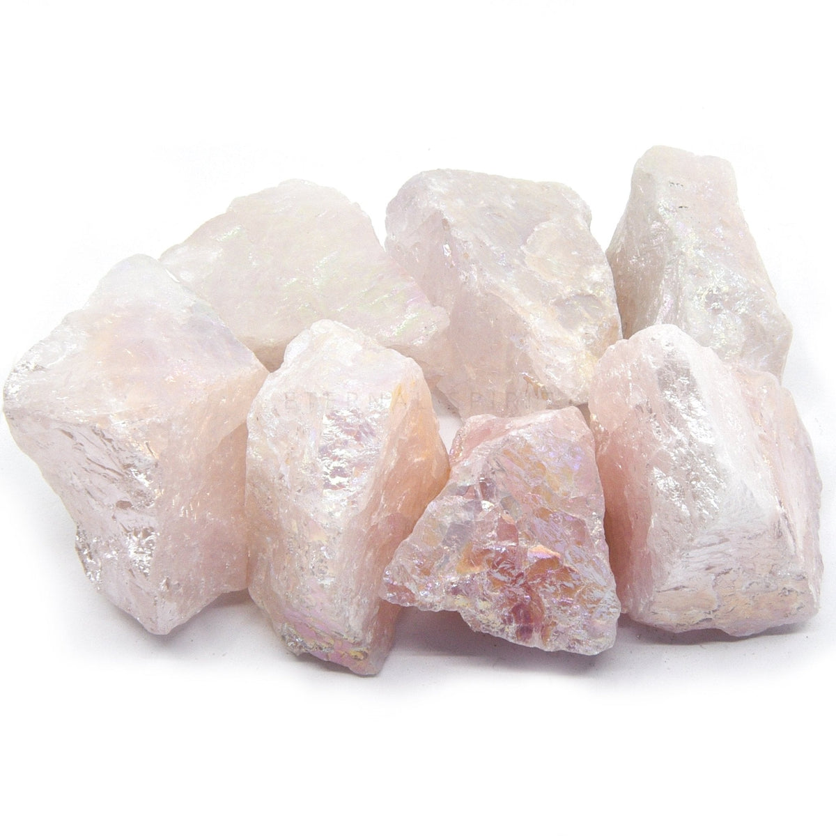shimmering Rose Aura Quartz natural chunk, $05.00 selection — Eternal Spirit
