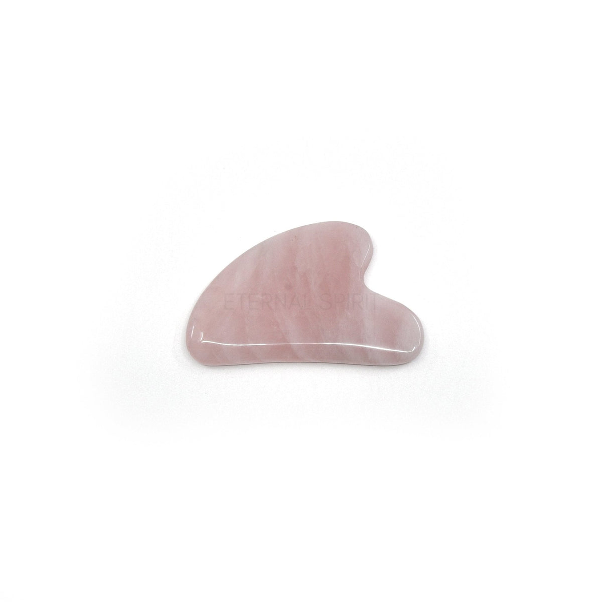 Rose Quartz gua sha stone for crystal skincare — Eternal Spirit