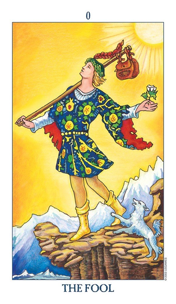Sample card from the Exploring Tarot Using Radiant Rider-Waite Tarot Set tarot deck — Eternal Spirit