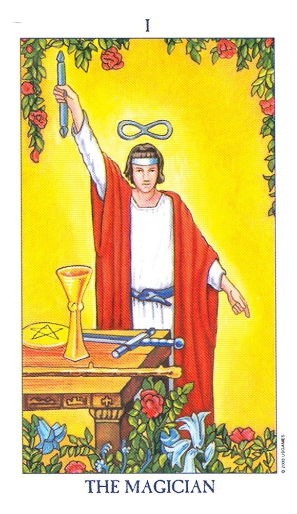 Exploring Tarot Using Radiant Rider-Waite Tarot Set card exhibiting the deck's transformative card art — Eternal Spirit