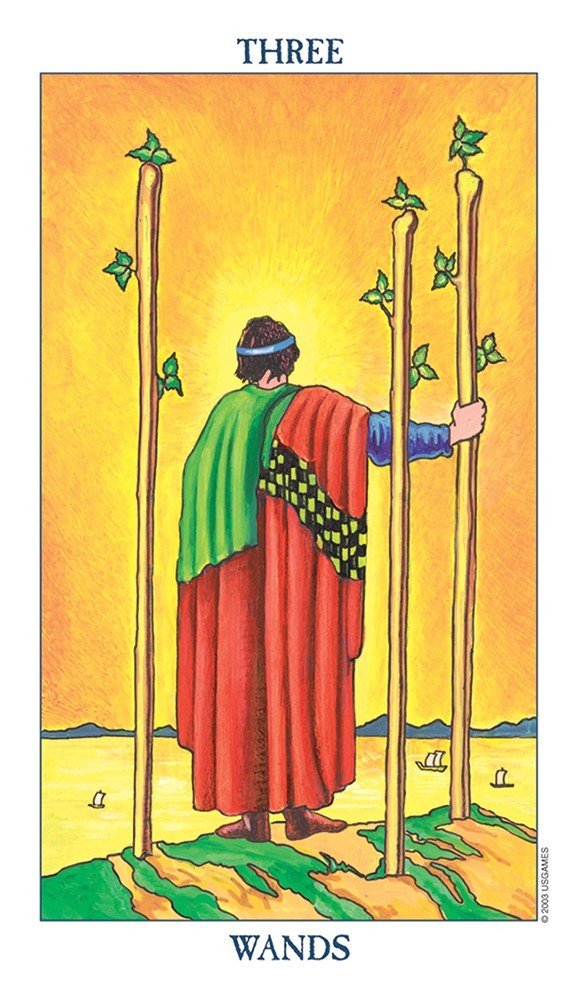 Exploring Tarot Using Radiant Rider-Waite Tarot Set card revealing the deck's mystical artwork — Eternal Spirit