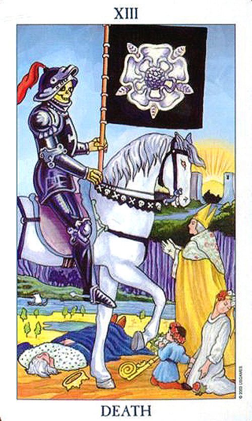 Radiant Rider Waite Tarot (Tin) card presenting the deck's visionary illustrations — Eternal Spirit