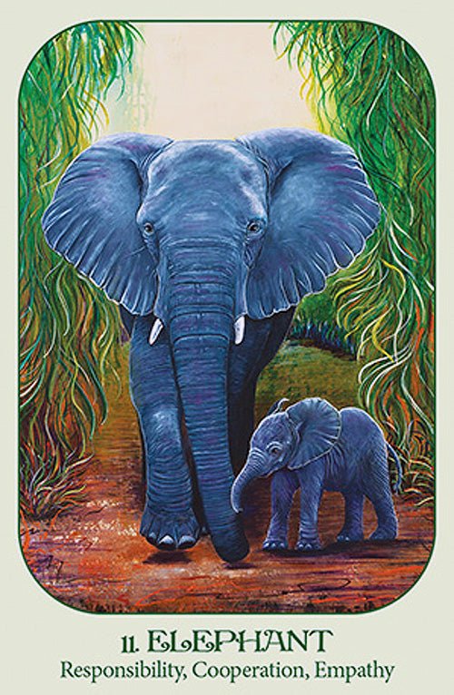 Animal Voices Cards card unveiling the deck's spiritual symbolism — Eternal Spirit