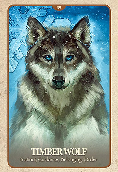 The Secret Language of Animals Oracle card revealing the deck's deeply layered symbolism — Eternal Spirit