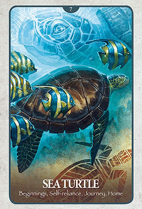 The Secret Language of Animals Oracle card demonstrating the deck's inspired artistry — Eternal Spirit