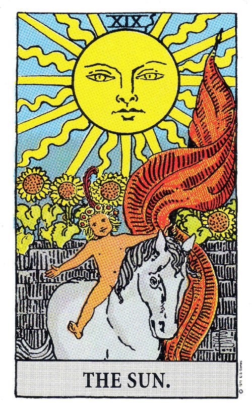 Rider Waite Tarot (Pocket Size) card revealing the deck's mystical artwork — Eternal Spirit