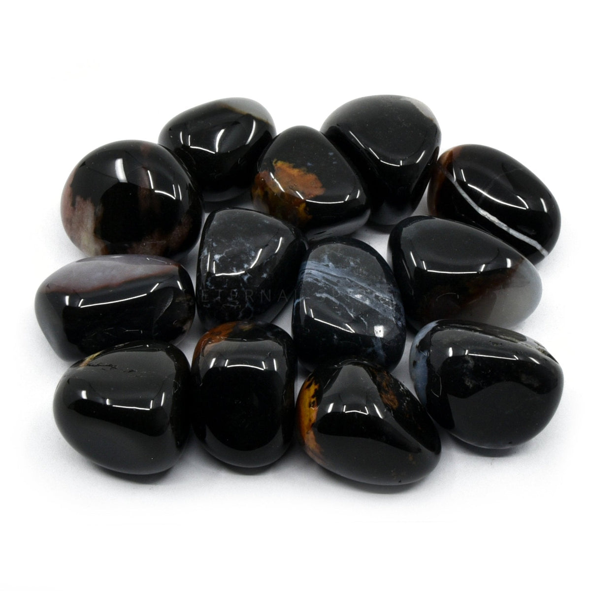 collection of polished Sardonyx tumble stones — Eternal Spirit