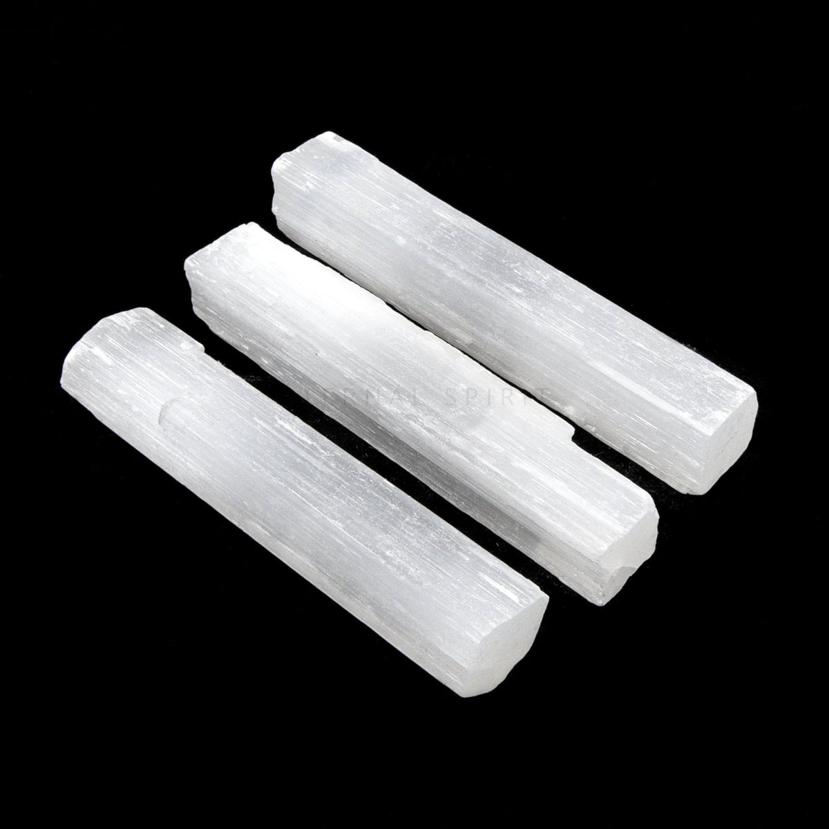 luminous white Selenite polished rod 25cm, $24 selection — Eternal Spirit