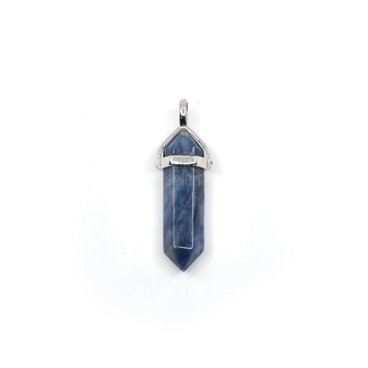 double terminated pendant in Sodalite, showing natural stone detail — Eternal Spirit