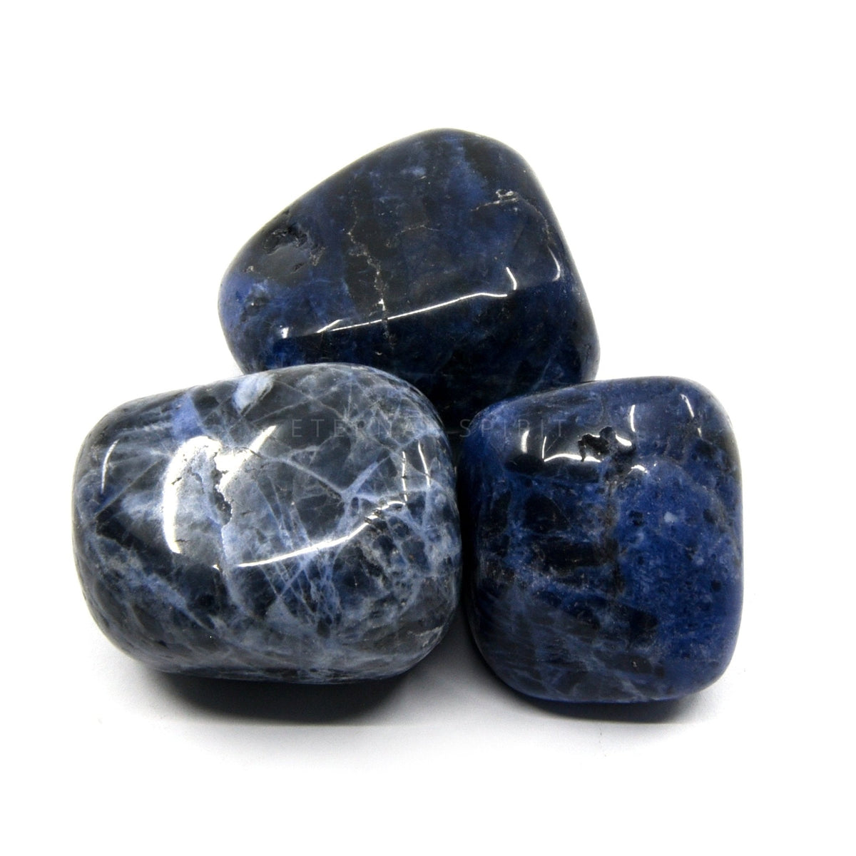 collection of extra-large polished Sodalite tumble stones — Eternal Spirit