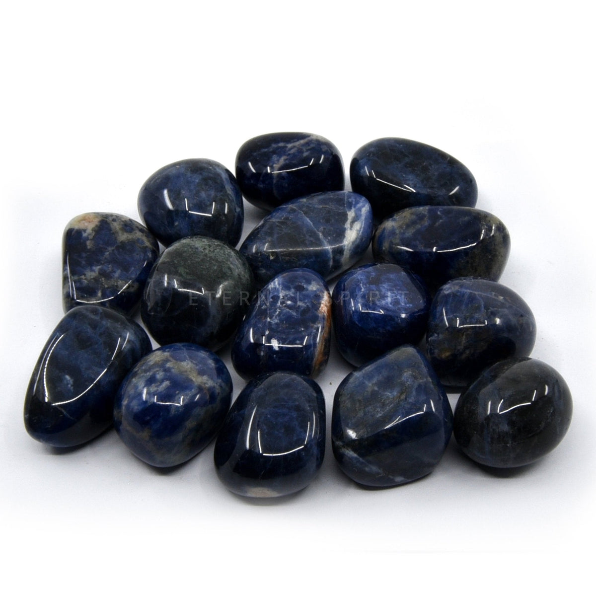 collection of polished Sodalite tumble stones — Eternal Spirit