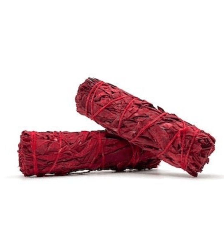 white sage & dragons blood, close-up showing dried leaf and herb texture — Eternal Spirit