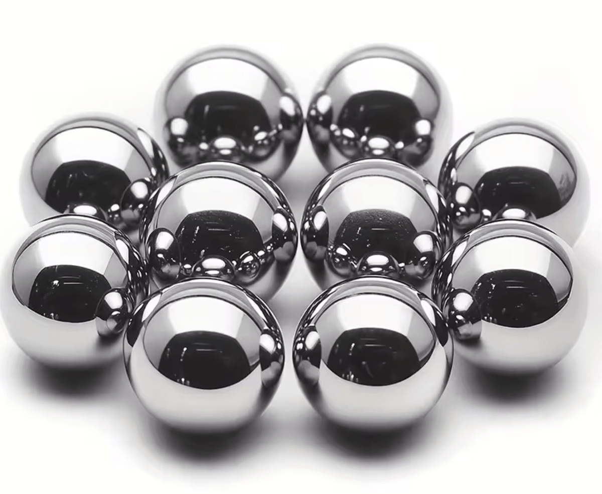 silvery metallic Hematite magnetic sphere, showcasing natural beauty — Eternal Spirit