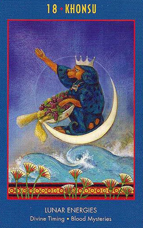 The Anubis Oracle card offering a glimpse of the deck's sacred imagery — Eternal Spirit