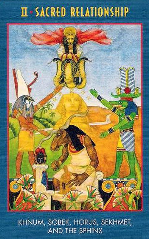 The Anubis Oracle card showcasing the deck's evocative imagery — Eternal Spirit