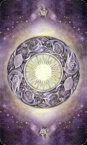 Shadowscapes Tarot card showing the deck's detailed artistic vision — Eternal Spirit