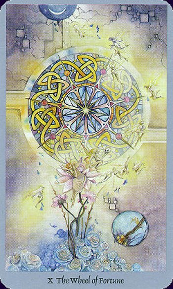 Shadowscapes Tarot card offering a glimpse of the deck's sacred imagery — Eternal Spirit