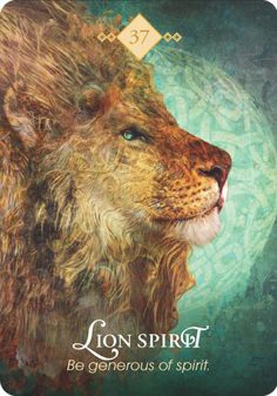 The Spirit Animal Oracle card exhibiting the deck's transformative card art — Eternal Spirit