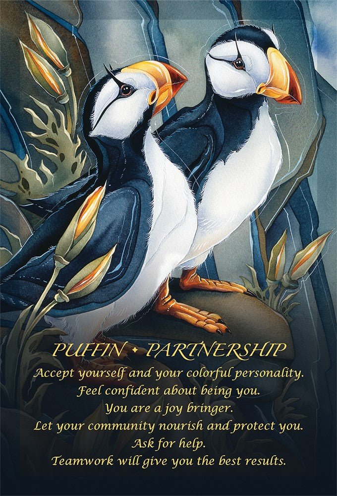 Spirit of the Animals Oracle card offering a glimpse of the deck's sacred imagery — Eternal Spirit