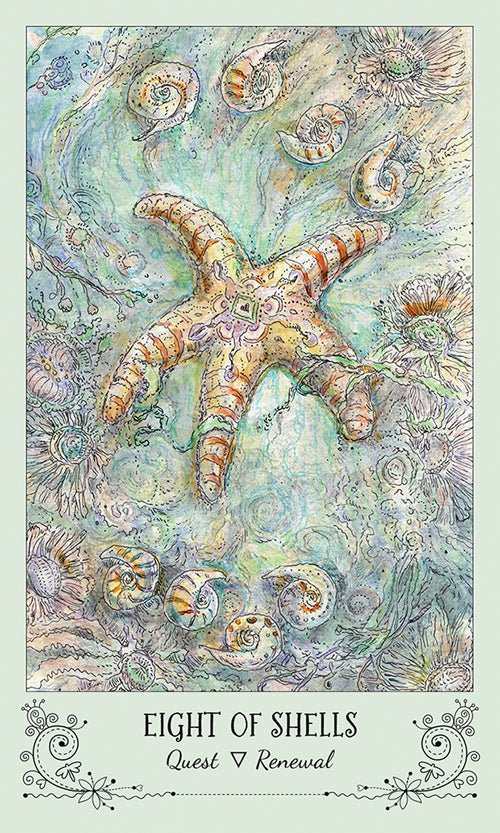 Spiritsong Tarot card revealing the deck's deeply layered symbolism — Eternal Spirit
