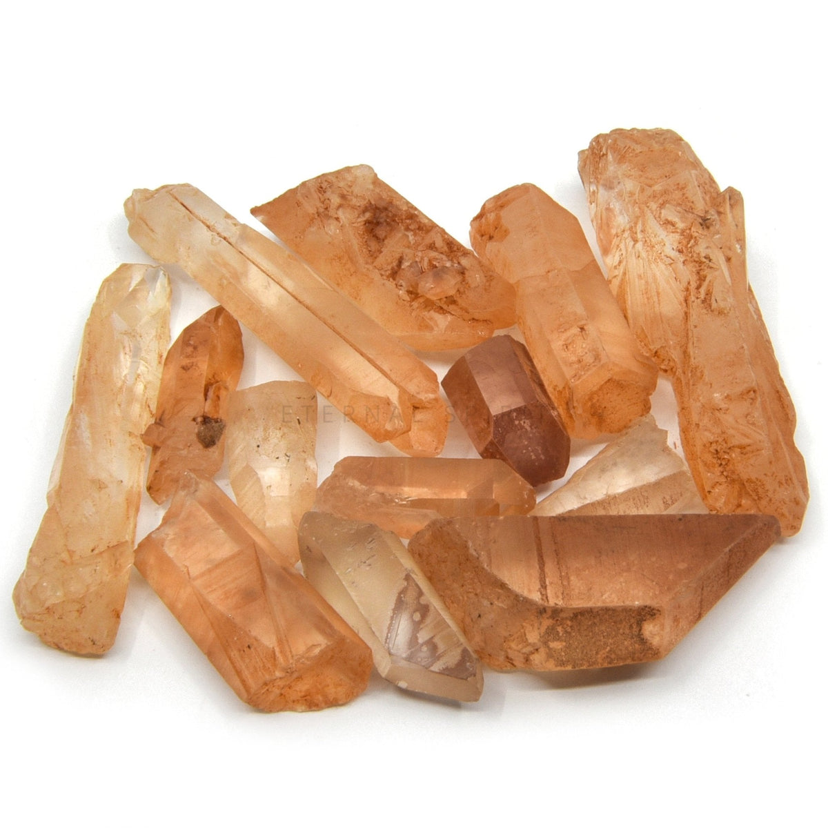 vibrant Tangerine Quartz natural point, $03 selection — Eternal Spirit