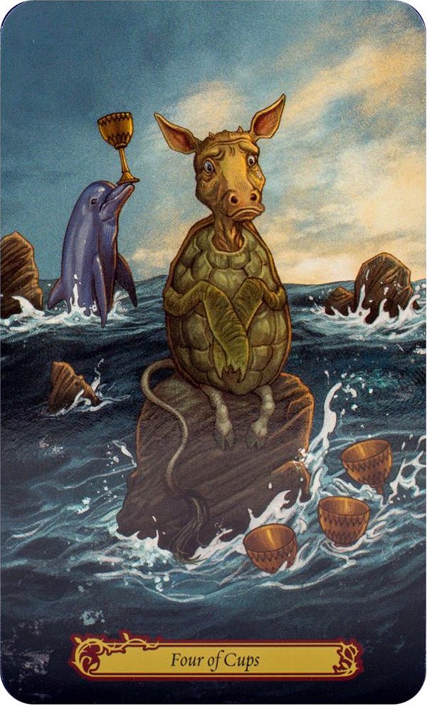 Tarot in Wonderland card exhibiting the deck's transformative card art — Eternal Spirit