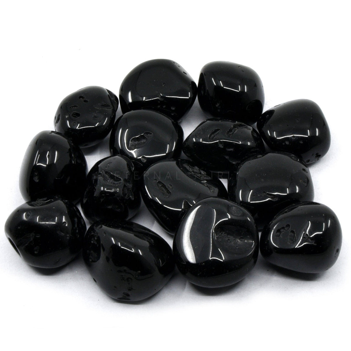 collection of polished Tektite tumble stones — Eternal Spirit
