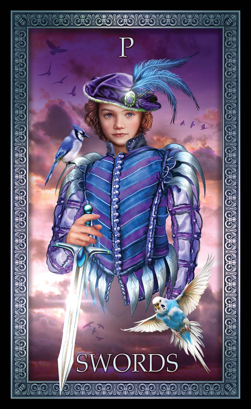 Tarot Grand Luxe card reflecting the deck's transcendent artwork — Eternal Spirit