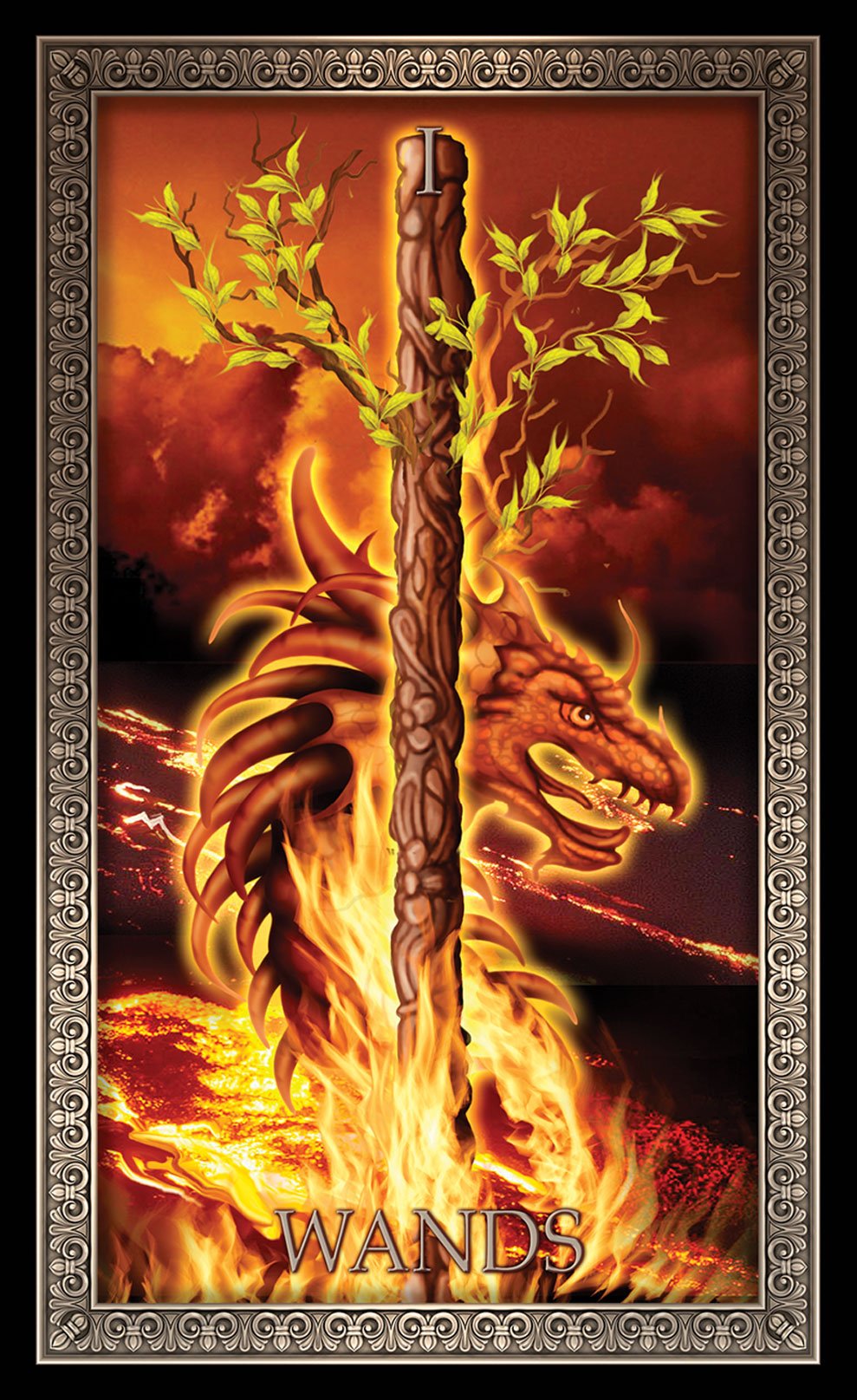 Tarot Grand Luxe card revealing the deck's deeply layered symbolism — Eternal Spirit